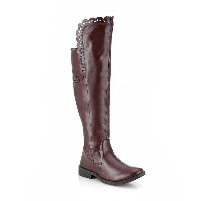 Henry Ferrera Bistro 200 Womens Tall Riding Boots Red Product Image