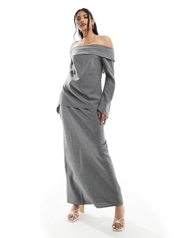 ASOS DESIGN clean maxi skirt Product Image