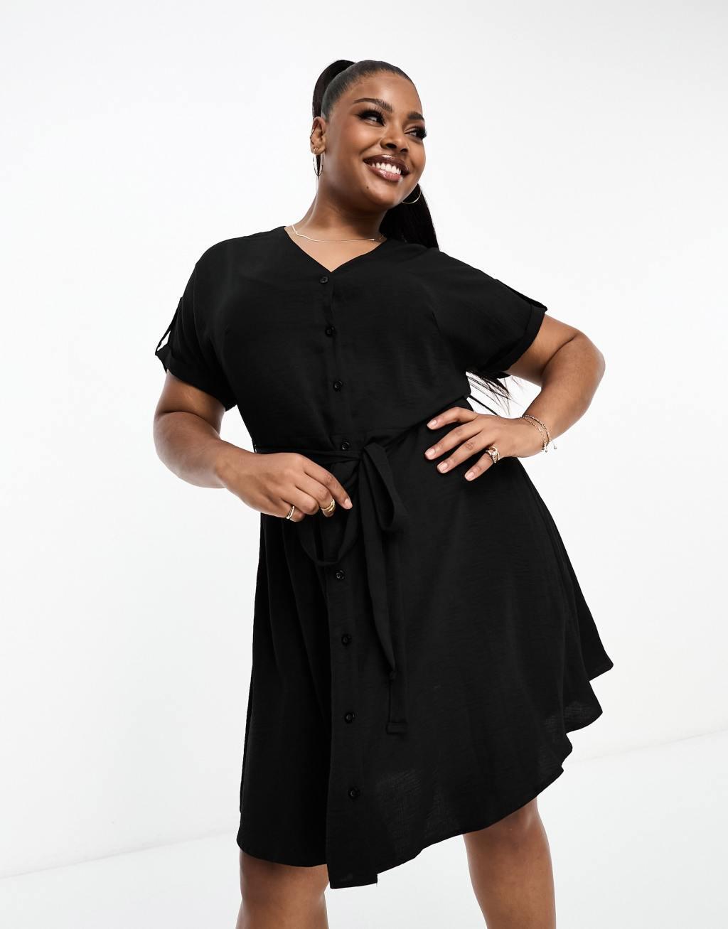 Yours utility mini dress in black  Product Image