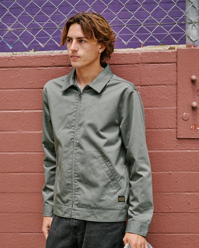 Dayshift Twill Jacket - Olive Product Image