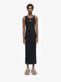 ANCHOR LOGO TWISTED STRAP DRESS in black | JW Anderson US  Product Image