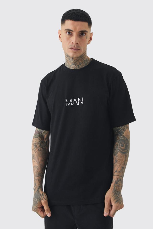 Tall Original Man Print T-shirt | boohooMAN USA Product Image