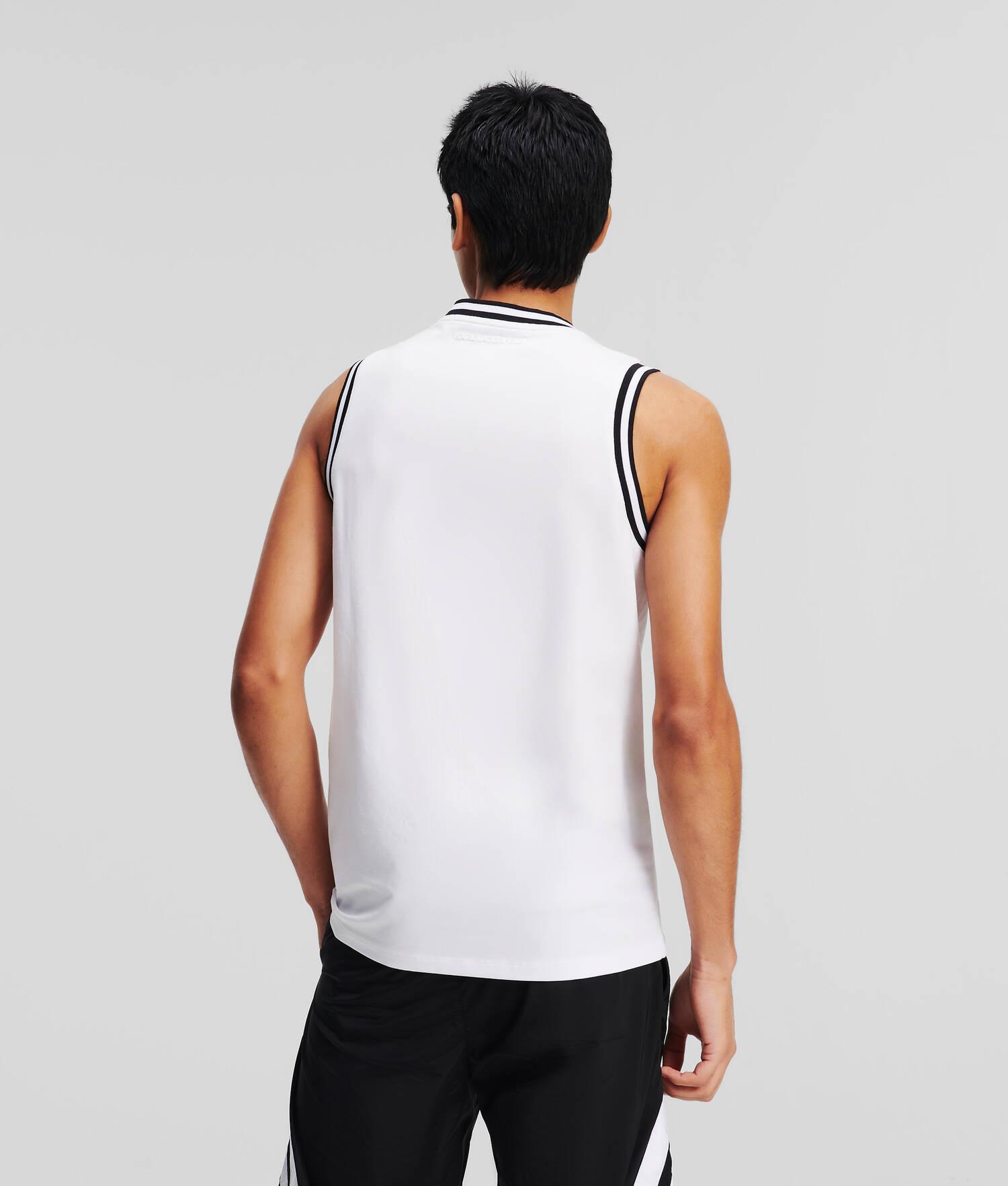 SLEEVELESS CREW NECK T-SHIRT Product Image