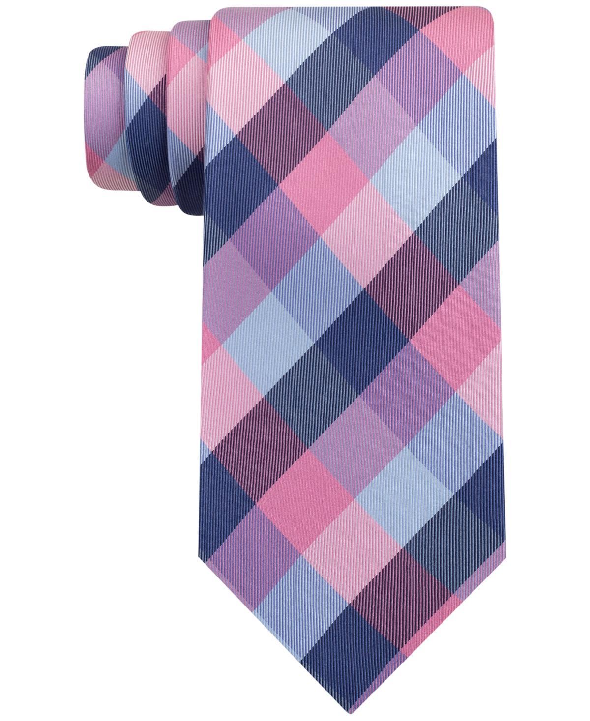 Tommy Hilfiger Mens Buffalo Check Tartan Silk Tie Product Image