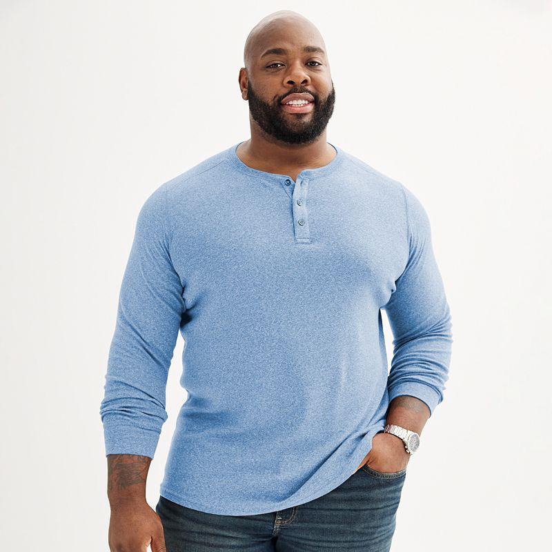 Big & Tall Apt. 9 Premier Flex Henley, Mens Product Image