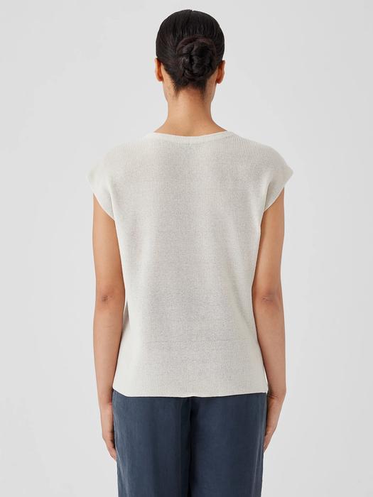 Peruvian Organic Cotton Crepe Vest Product Image