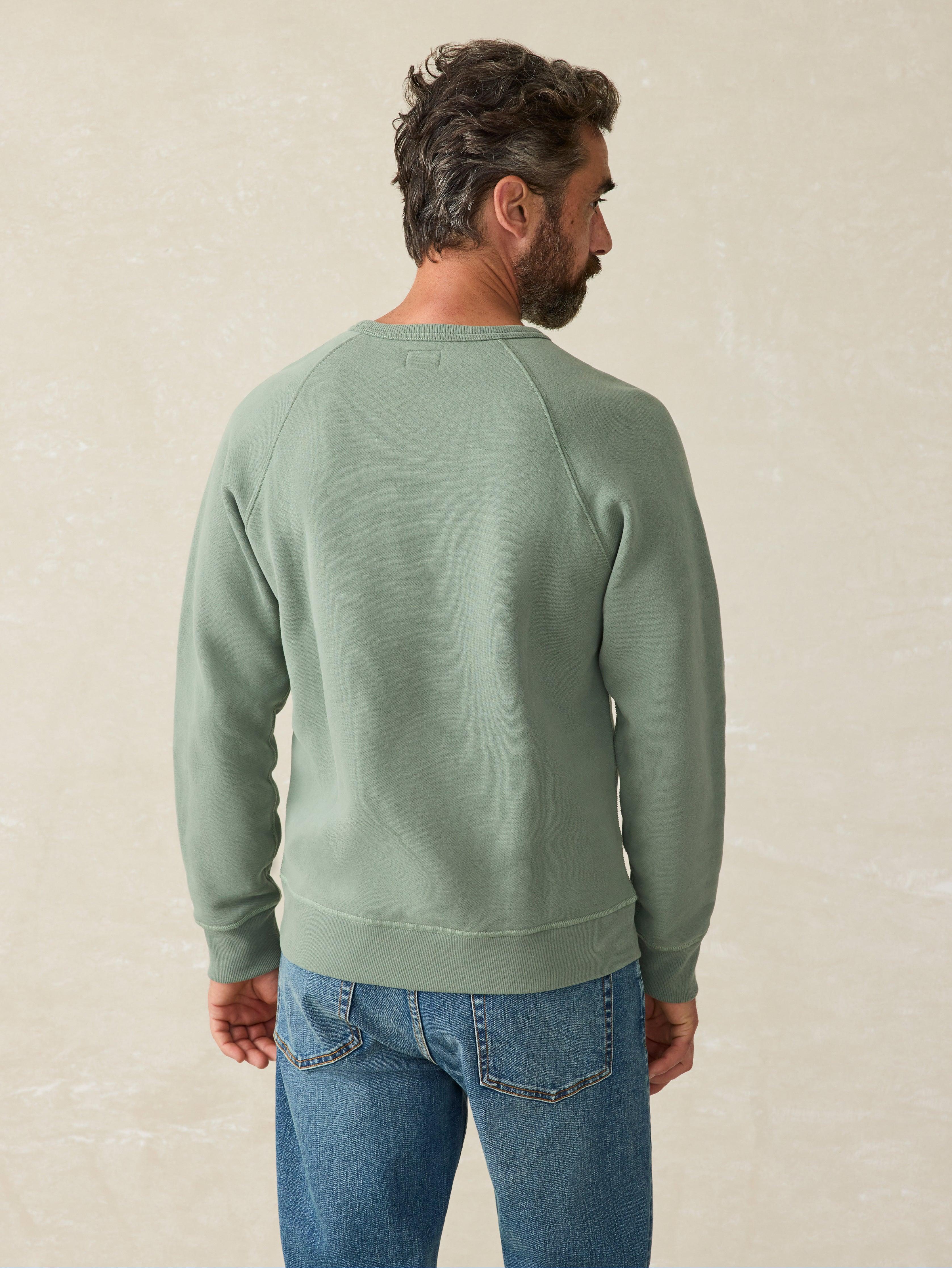 High Standard Fleece Crewneck - Spruce Male Product Image