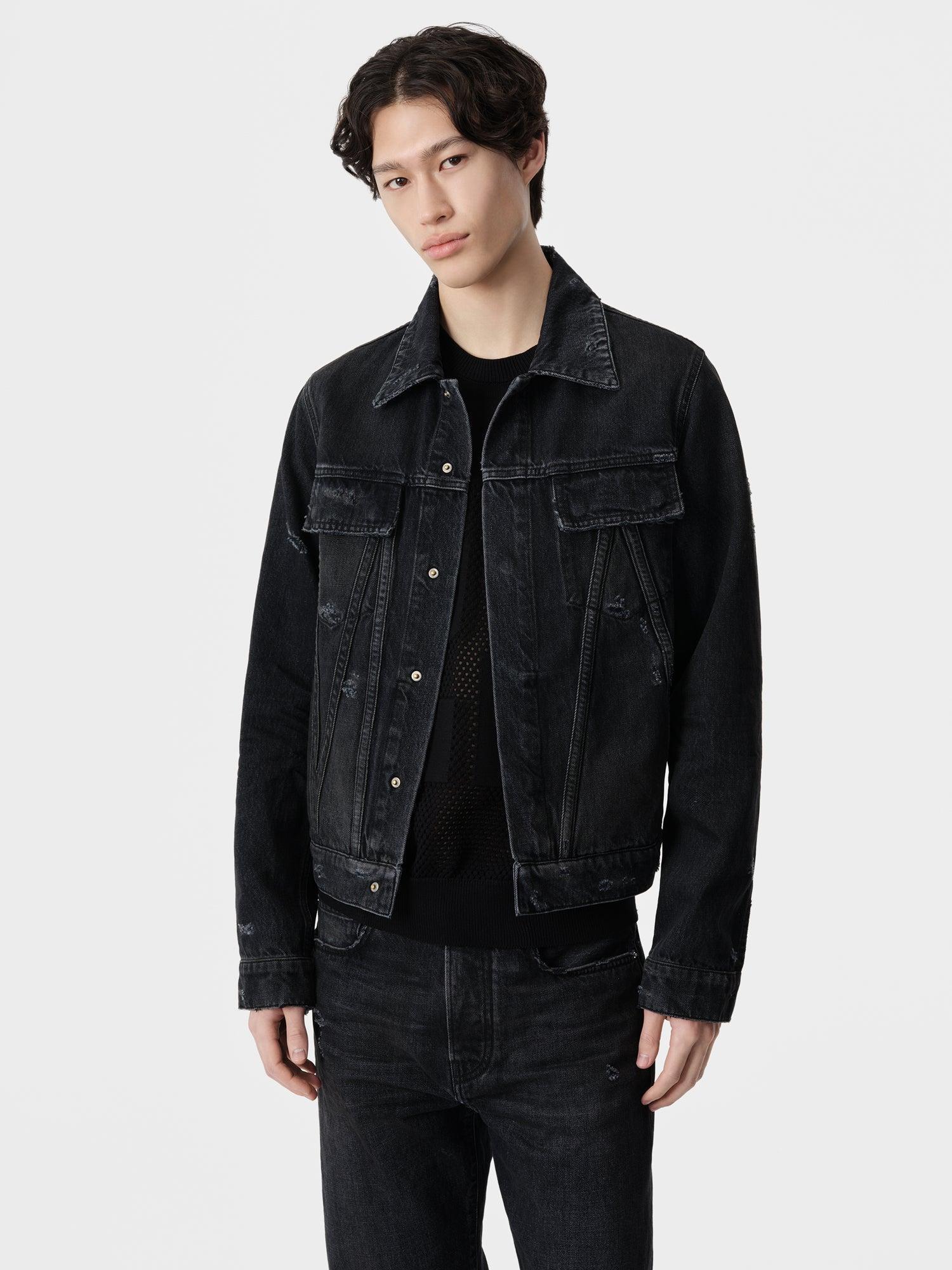 MA TRUCKER JACKET - Vintage Black Male Product Image