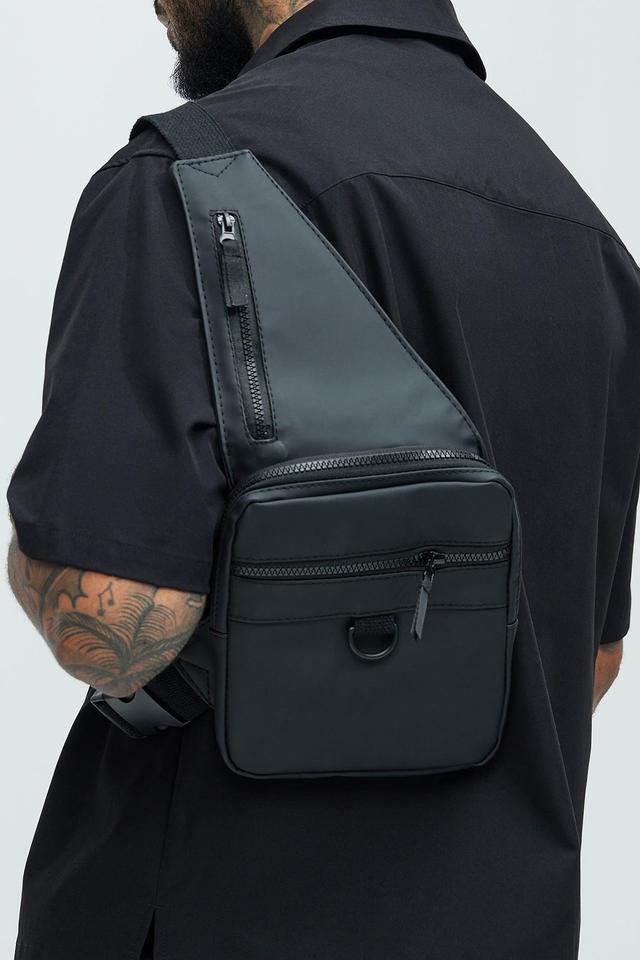 Crossbody Sling Bag - Black Product Image