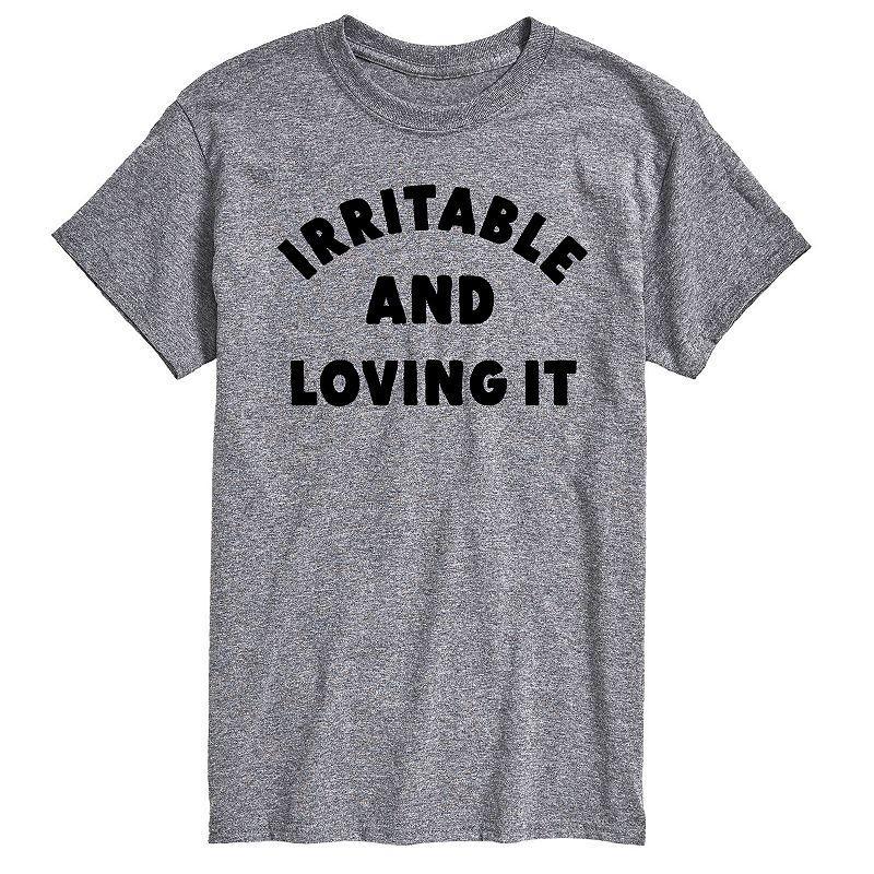 Mens Irritable And Loving It Tee Product Image