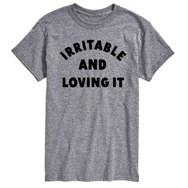 Mens Irritable And Loving It Tee Product Image