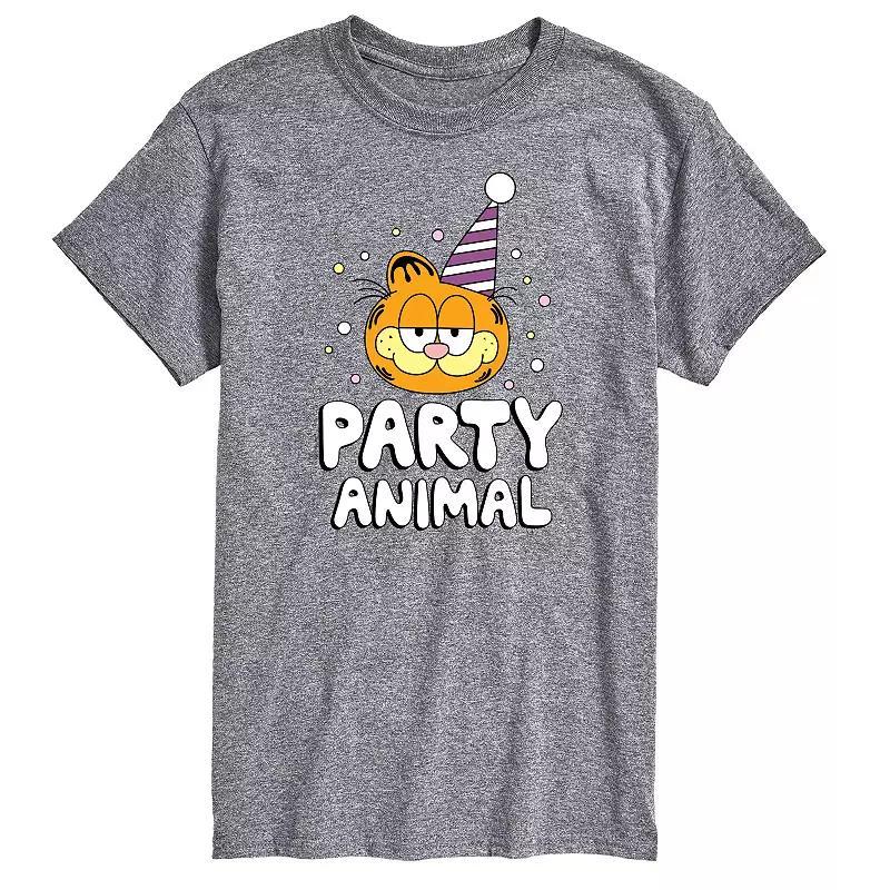 Mens Garfield Party Animal Graphic Tee Product Image