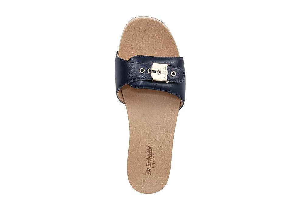 Dr. Scholl's Original Too Slide Sandal (Navy Leather) Women's Sandals Product Image