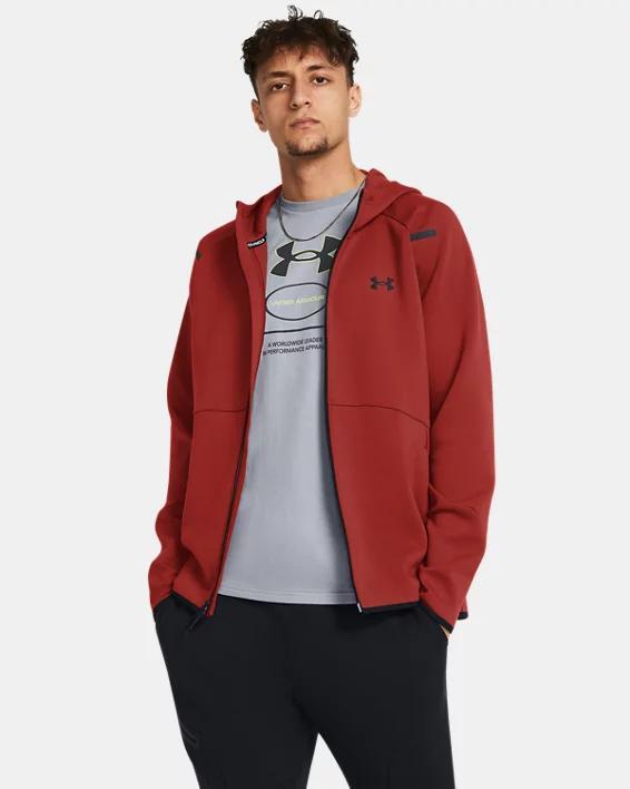 Men's UA Unstoppable Fleece Full-Zip Product Image