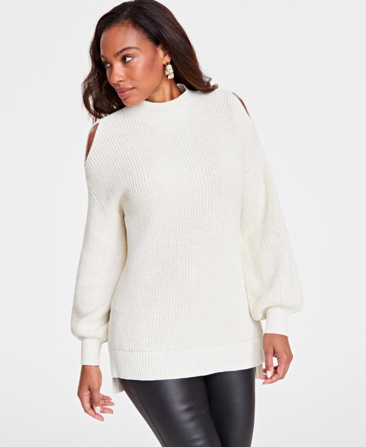 I.n.c. International Concepts Womens Cold-Shoulder Sweater, Created for Macys product image