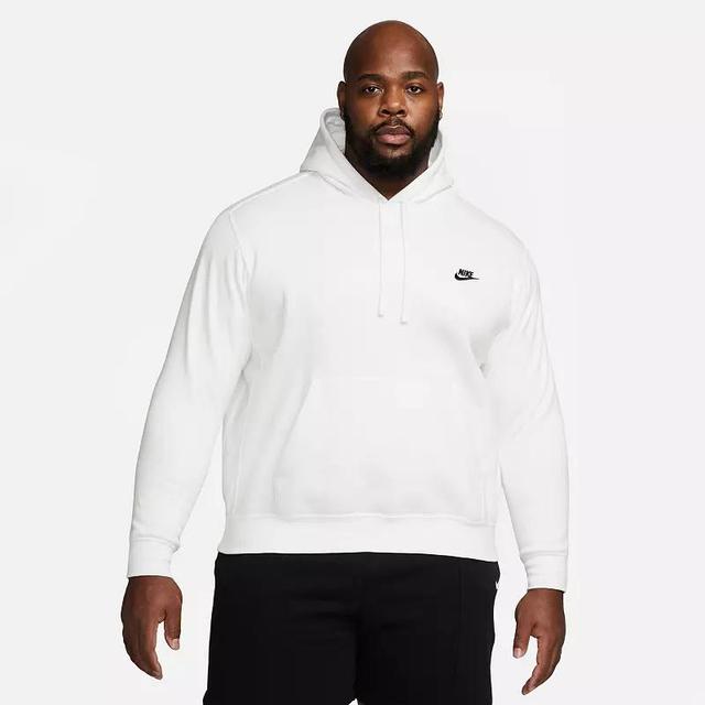 Nike Club Fleece hoodie in white Product Image