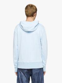 HOODIE WITH EMBROIDERED LOGO in blue | JW Anderson US  Product Image