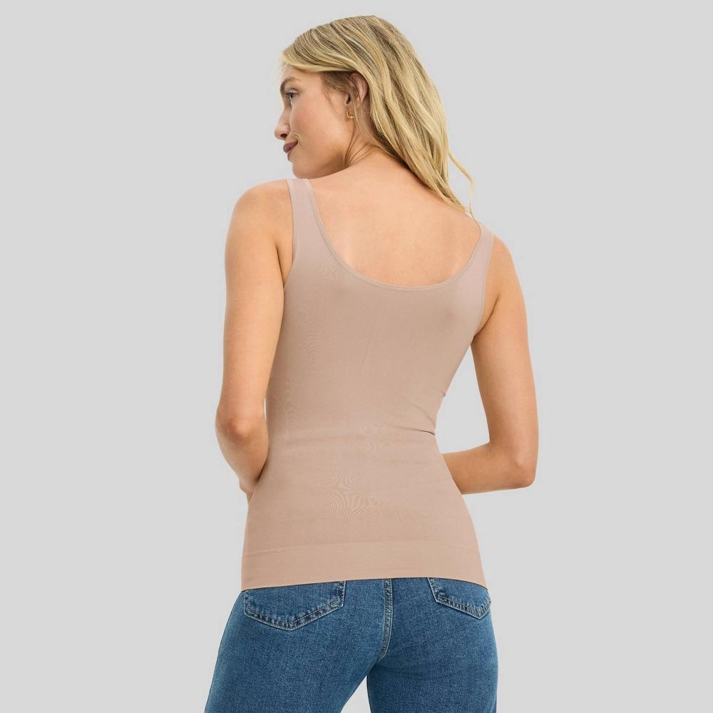 Jockey Generation™ Women's Body Smoothing Tank Top - Light Beige XL Product Image