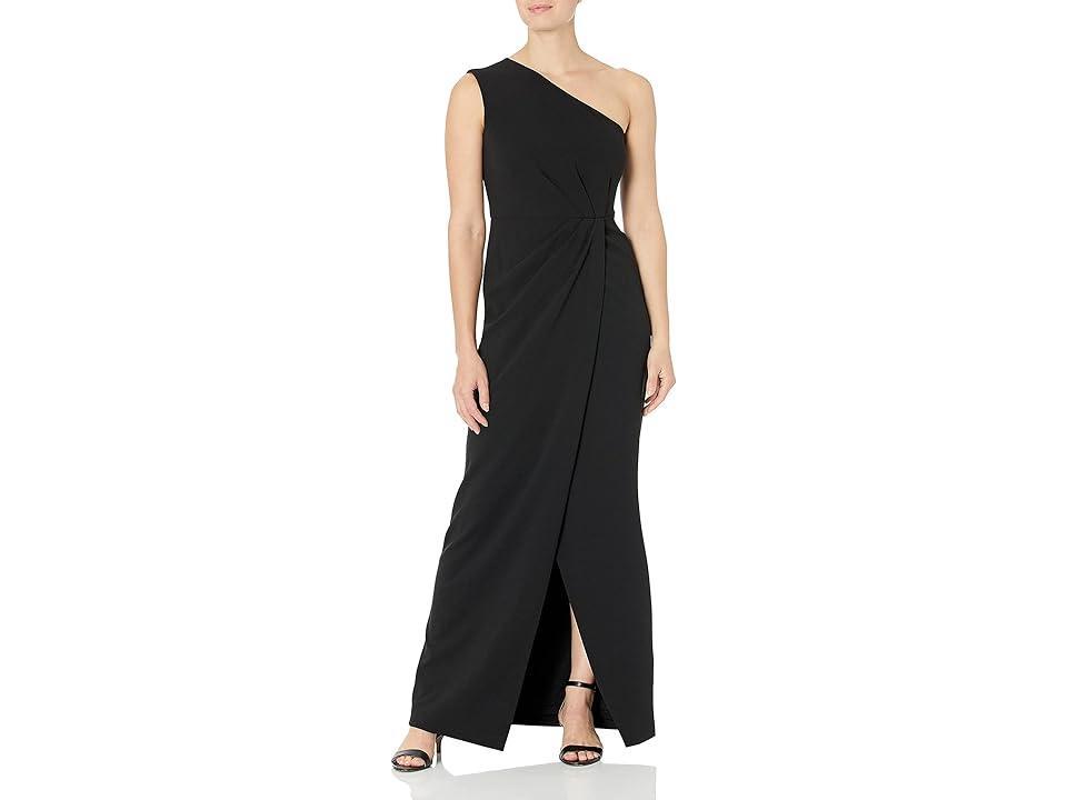 Calvin Klein Draped One-Shoulder Gown Product Image