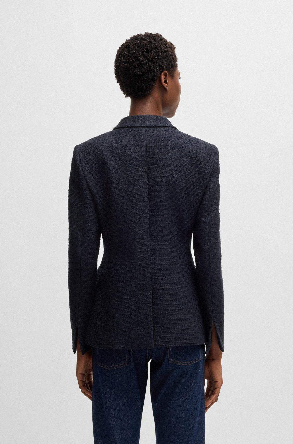 Slim-fit blazer in tweed Product Image