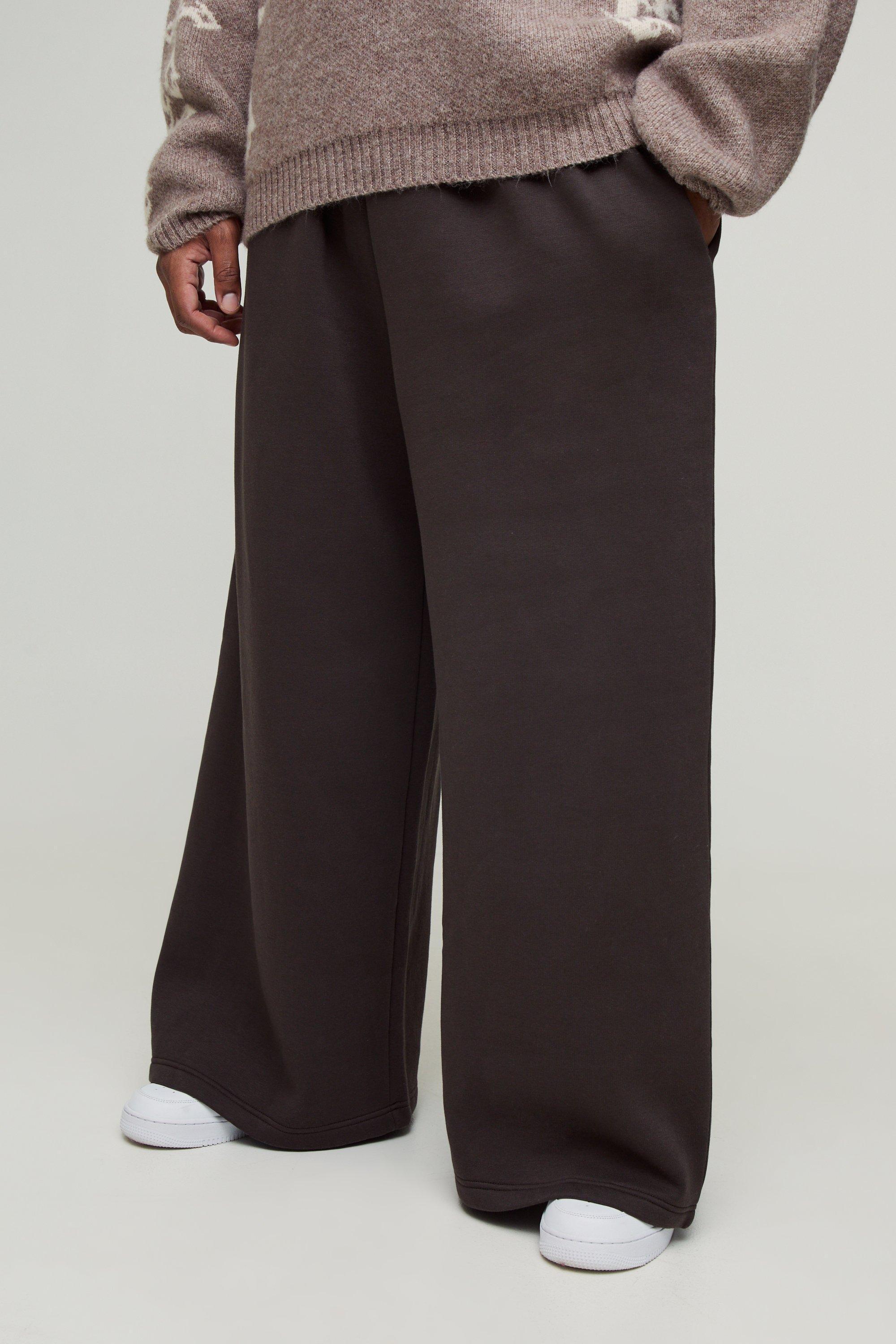 Plus 330GSM Basic Extreme Wide Leg Sweatpants | boohooMAN USA product image