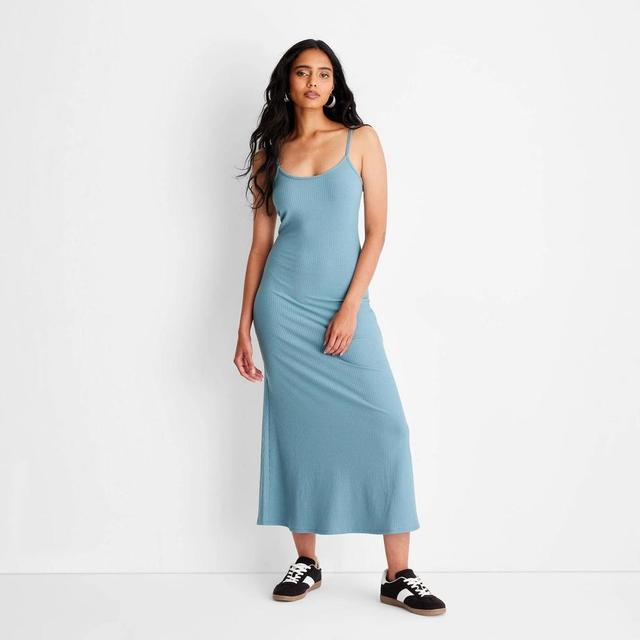 Womens Cami Midi Bodycon Dress - A New Day Blue Product Image