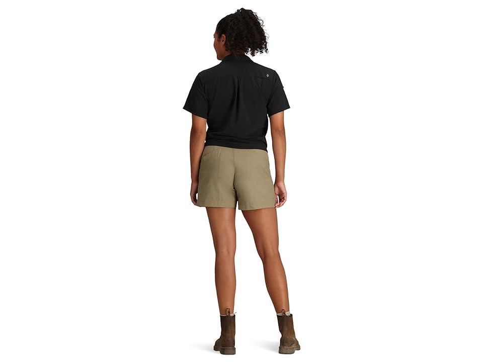 Royal Robbins Backcountry Pro II Shorts (Charcoal) Women's Shorts Product Image