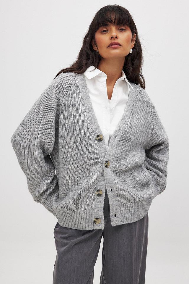 Oversized Knitted Cardigan Product Image