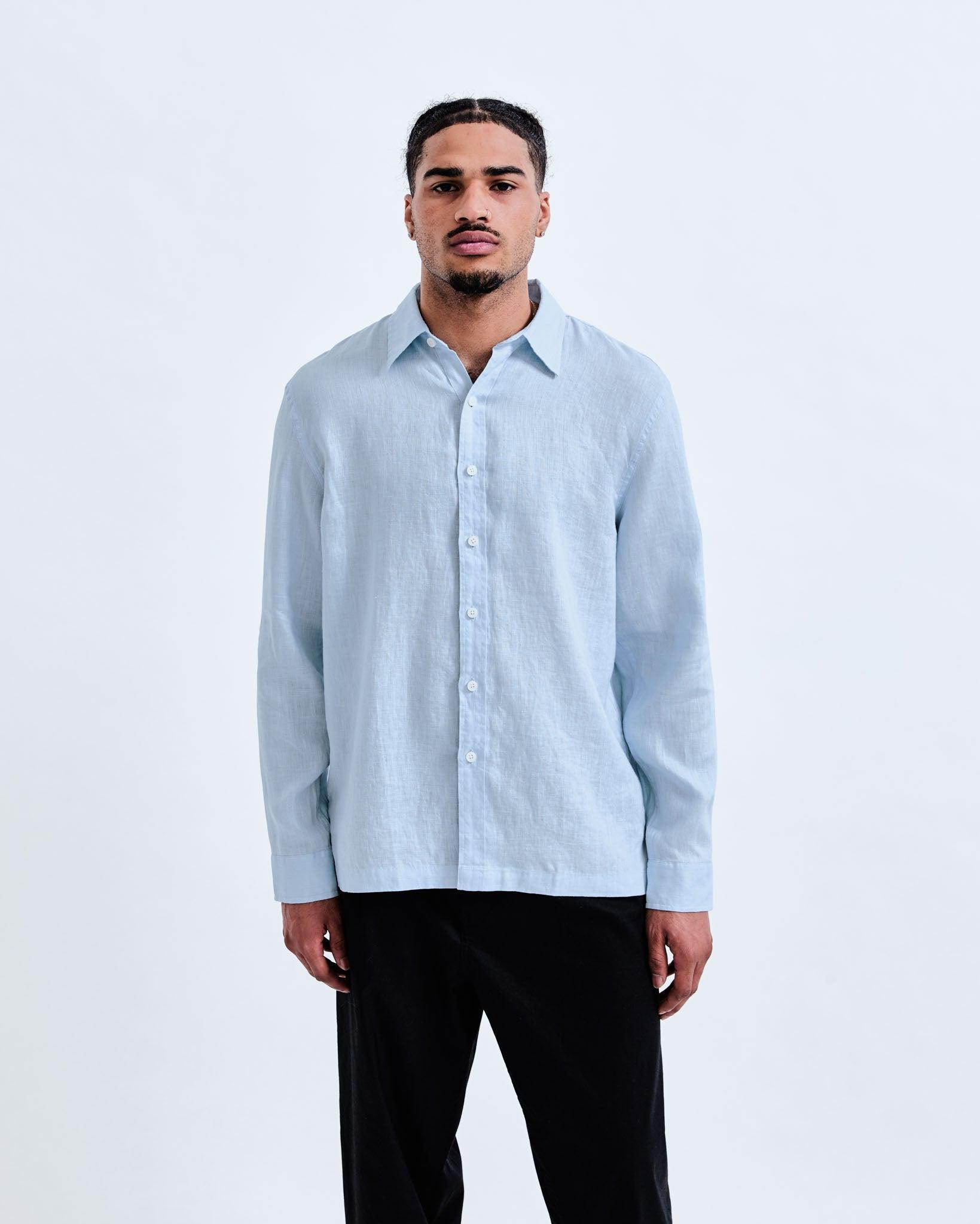 Linen Palermo Shirt Male Product Image