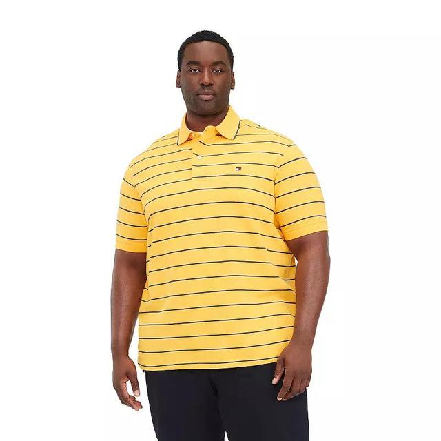 Big & Tall Tommy Hilfiger Bold Stripe Regular Fit Polo, Mens Product Image