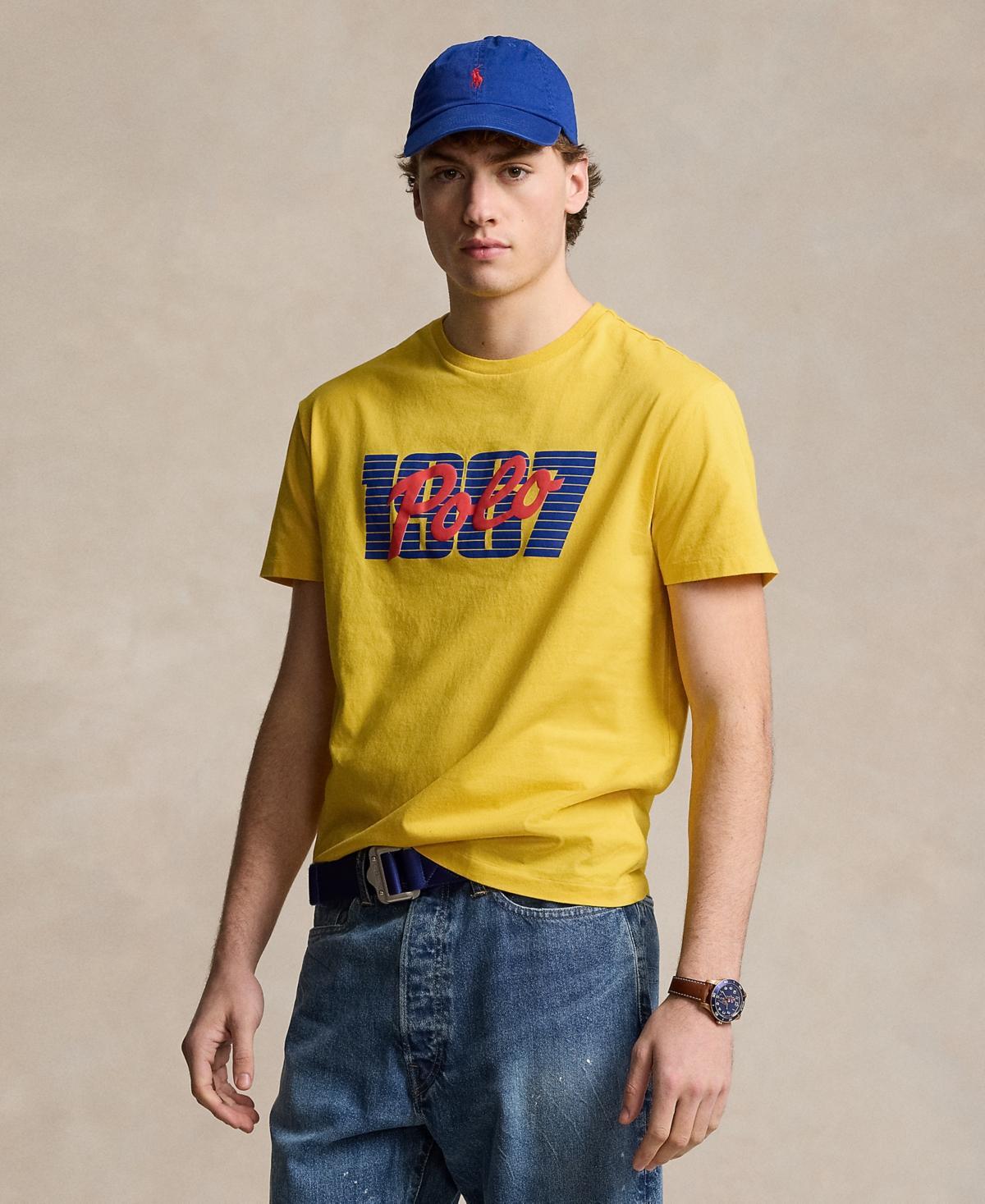 Men's Classic-fit Logo Jersey T-shirt In Cruise Navy Product Image