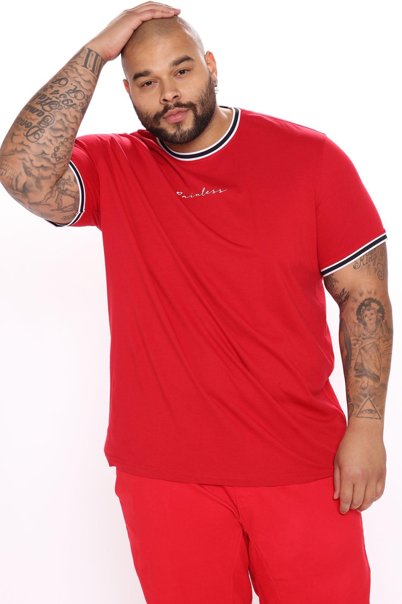 Painless Short Sleeve Tee - Red Product Image