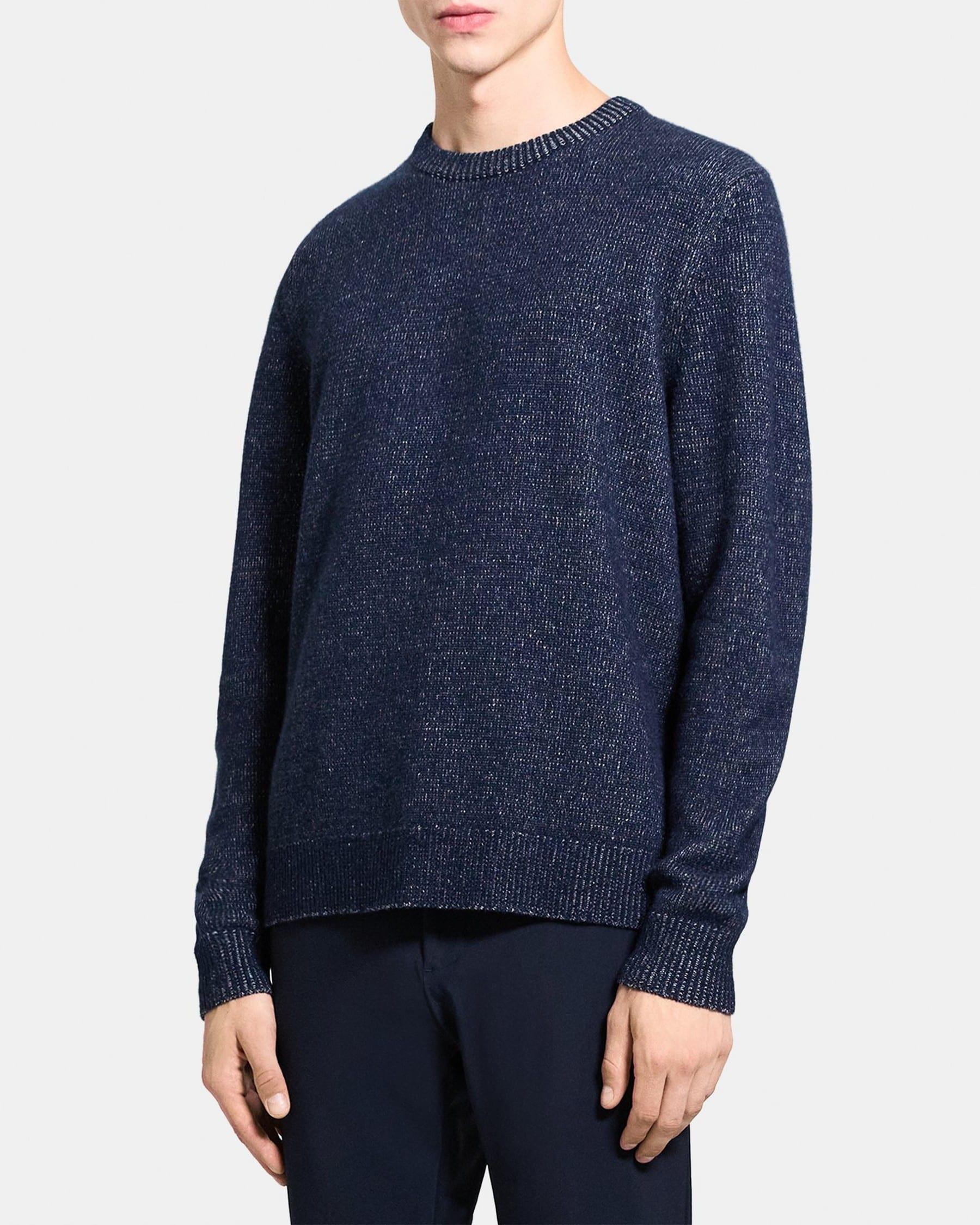 Crewneck Sweater in Wool-Cashmere Product Image