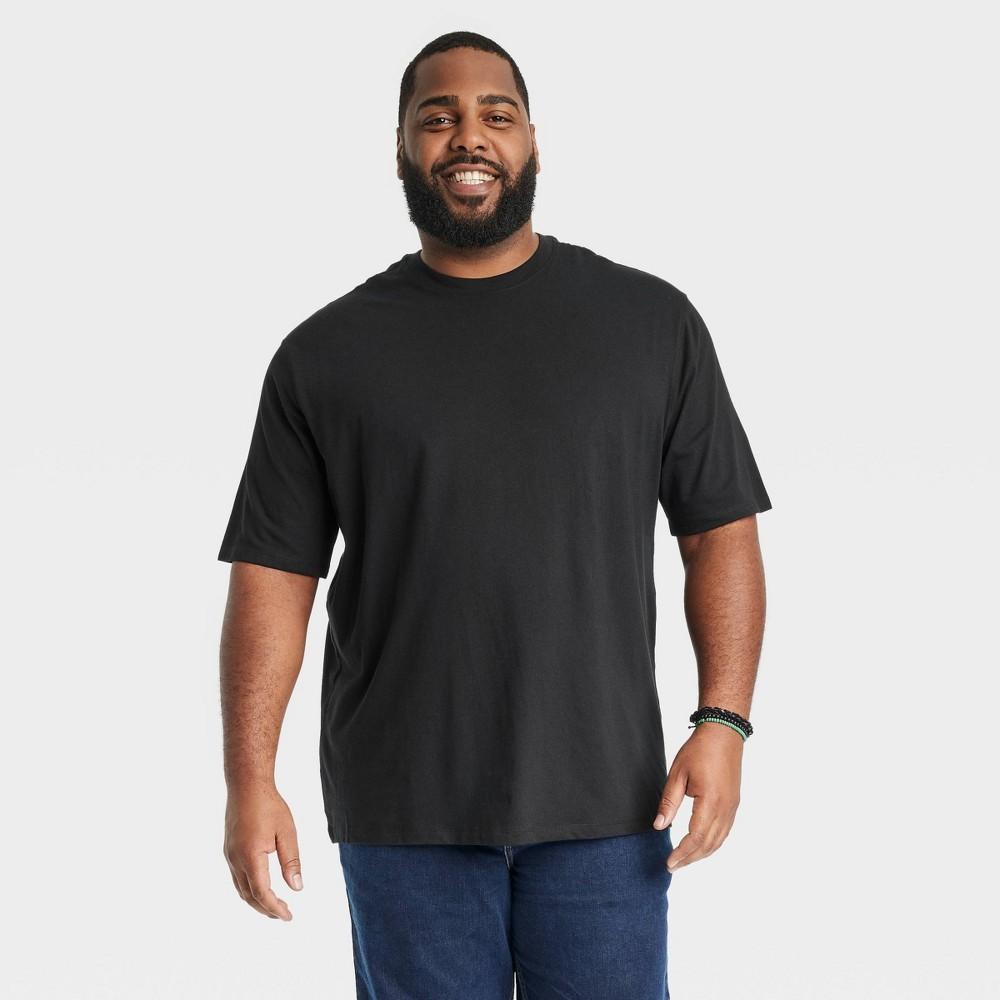 Mens Casual Fit Every Wear Short Sleeve T-Shirt - Goodfellow & Co Black M Product Image