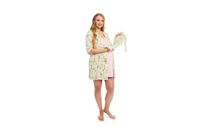 Everly Grey Womens Carolyn Maternity/Nursing Mom and Baby 4-Pc. Set Product Image