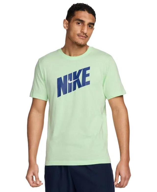 Men's Relaxed Fit Dri-fit Short Sleeve Crewneck Fitness T-shirt In Vapor Green Product Image