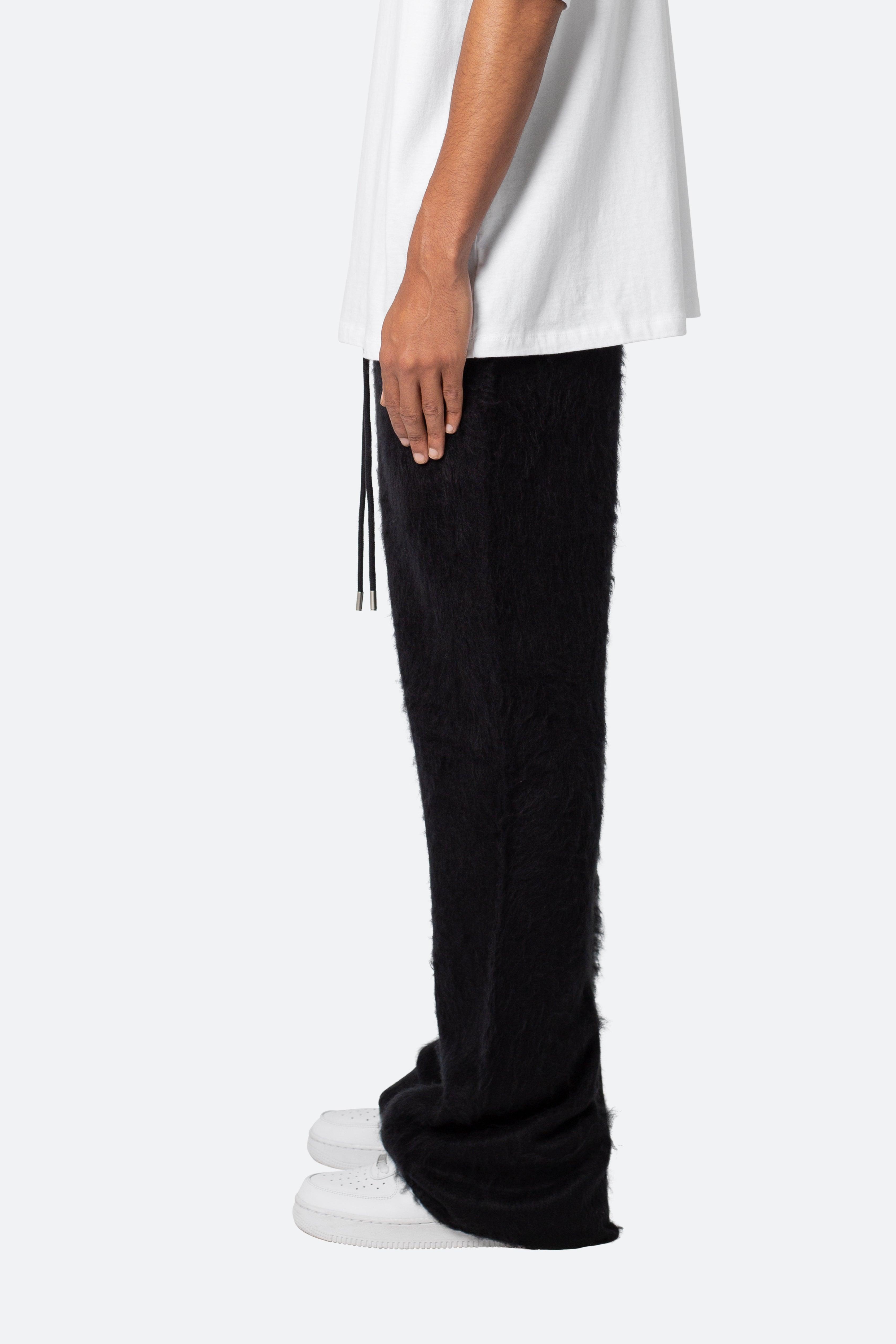 Fuzzy Sweatpants - Black Product Image