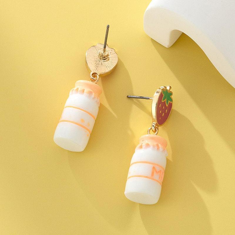 Strawberry Milk Drop Earring Product Image