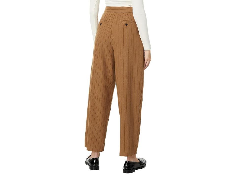 Madewell The Rosedale Pinstripe High Waist Straight Leg Pants Product Image