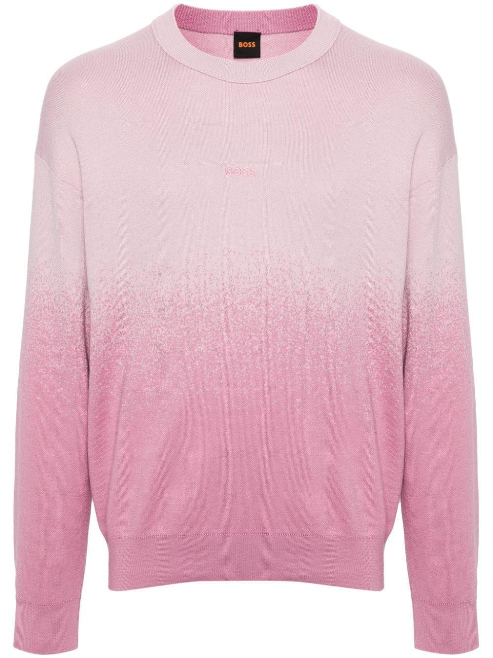 HUGO BOSS Sweater Boss Men Color Pink Product Image