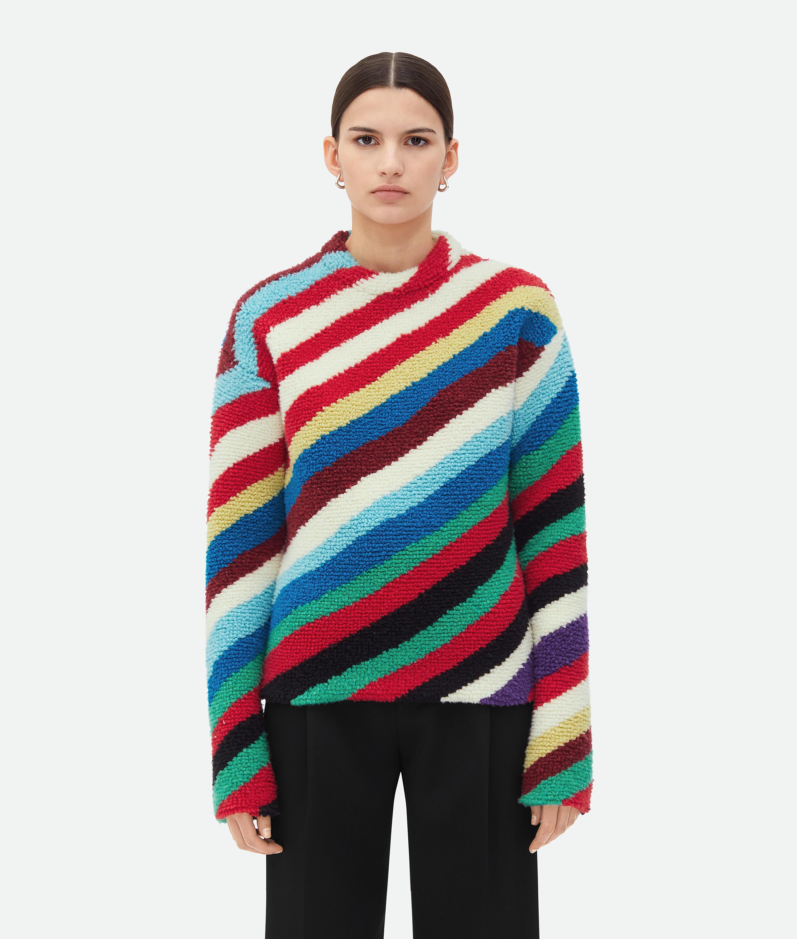 Women's Striped Wool Jumper in Multicolor product image