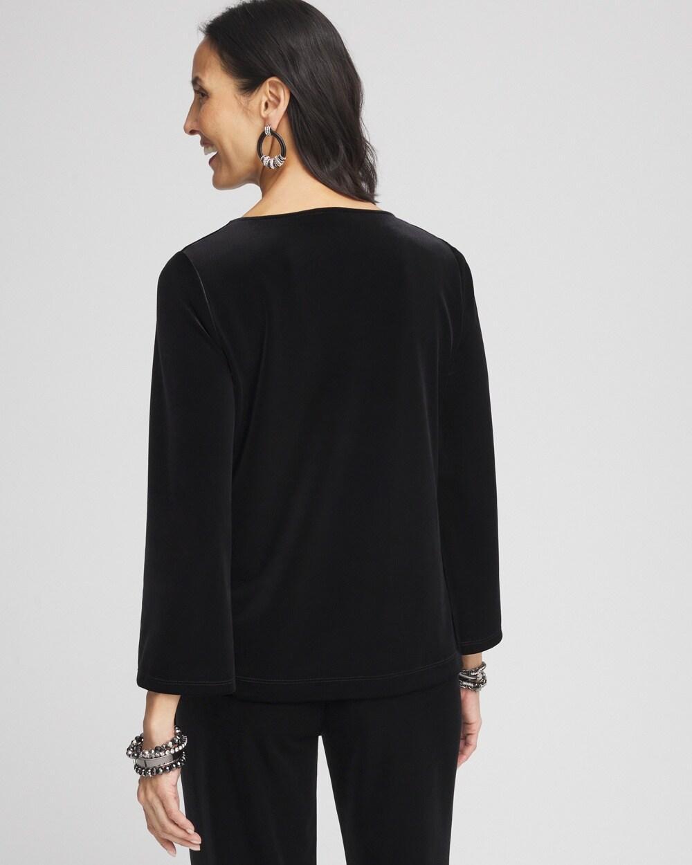 Travelers™ Velvet Cowlneck Top Product Image