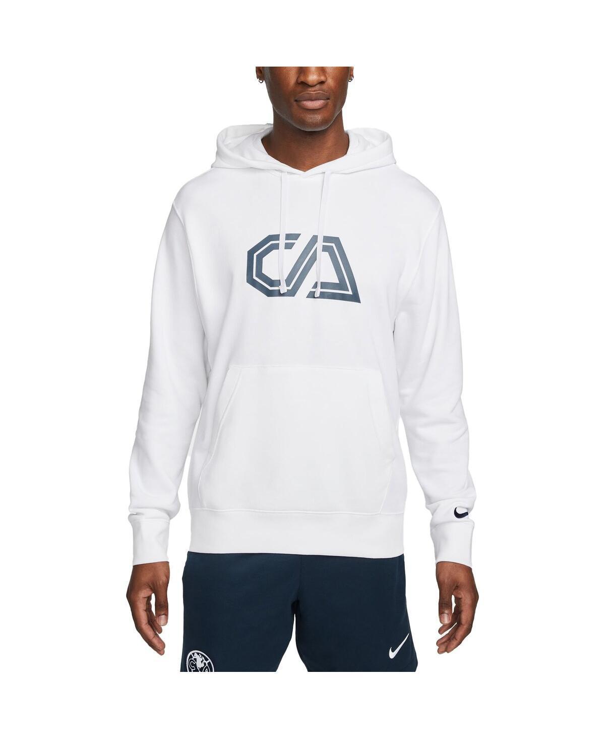 Mens Nike White Club America Fleece Pullover Hoodie Product Image