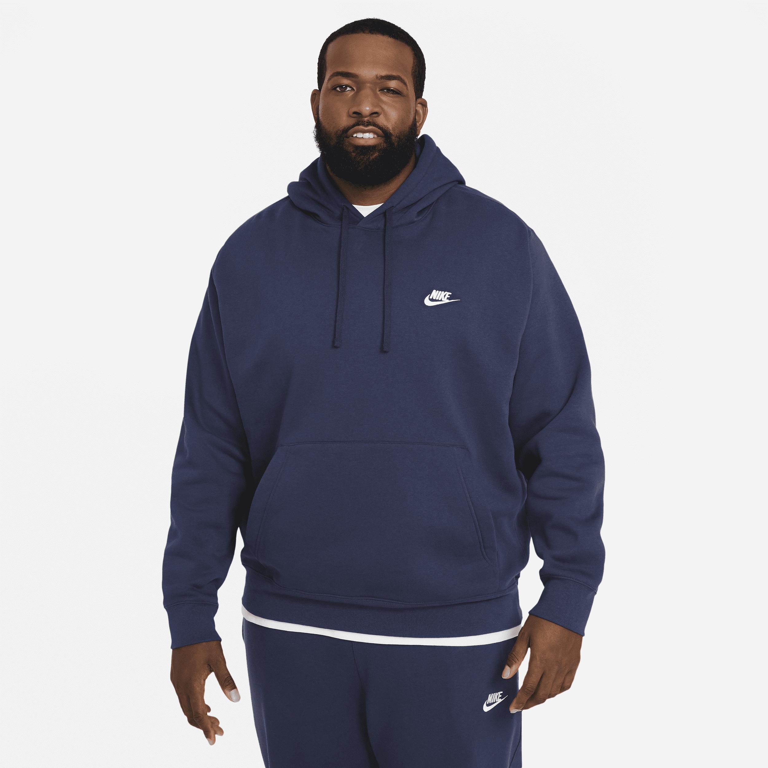 Big & Tall Nike Sportswear Club Fleece Pullover Hoodie, Mens Blue Product Image