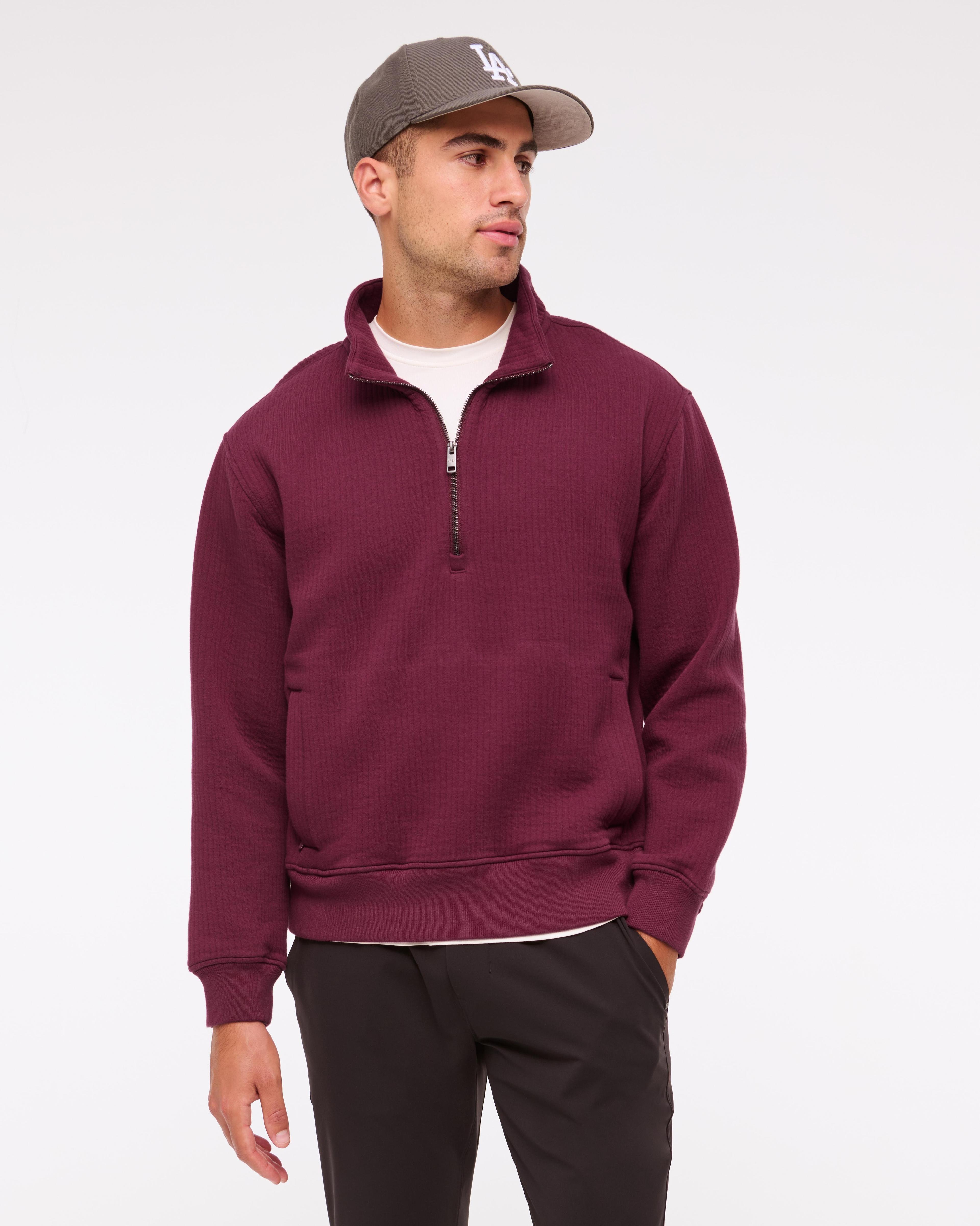 YPB Textured Ribbed Half-Zip Product Image