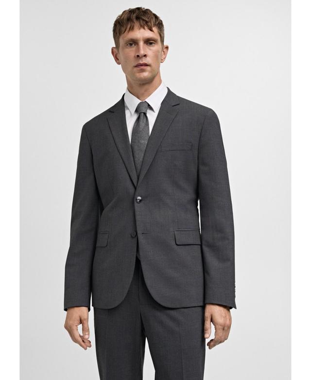 Mango Mens Stretch Fabric Super Suit Blazer Product Image