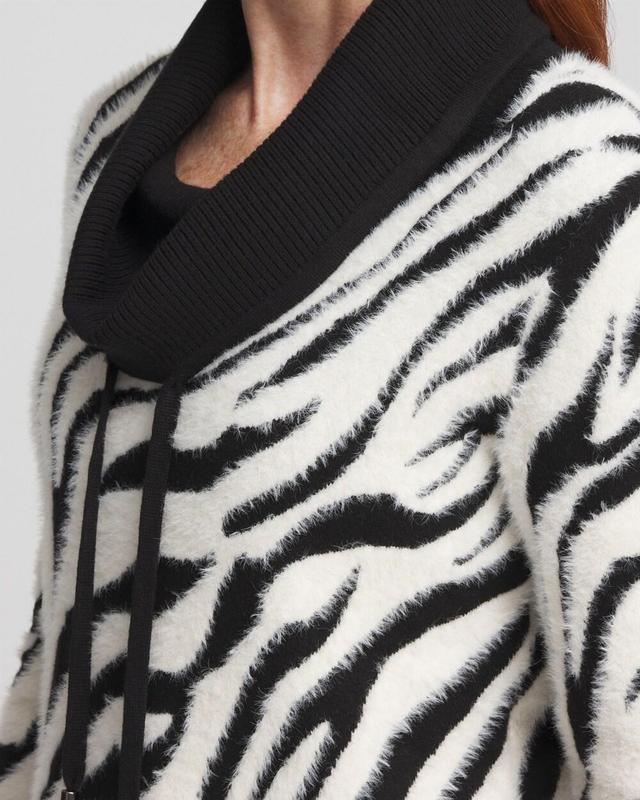 Zenergy® Zebra Cowl-Neck Top Product Image