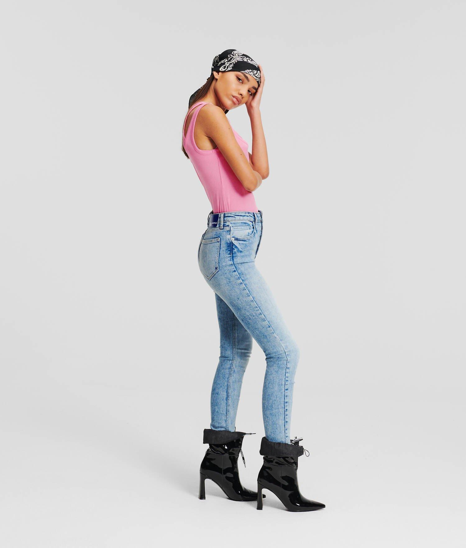 KLJ HIGH-RISE SKINNY JEANS Product Image