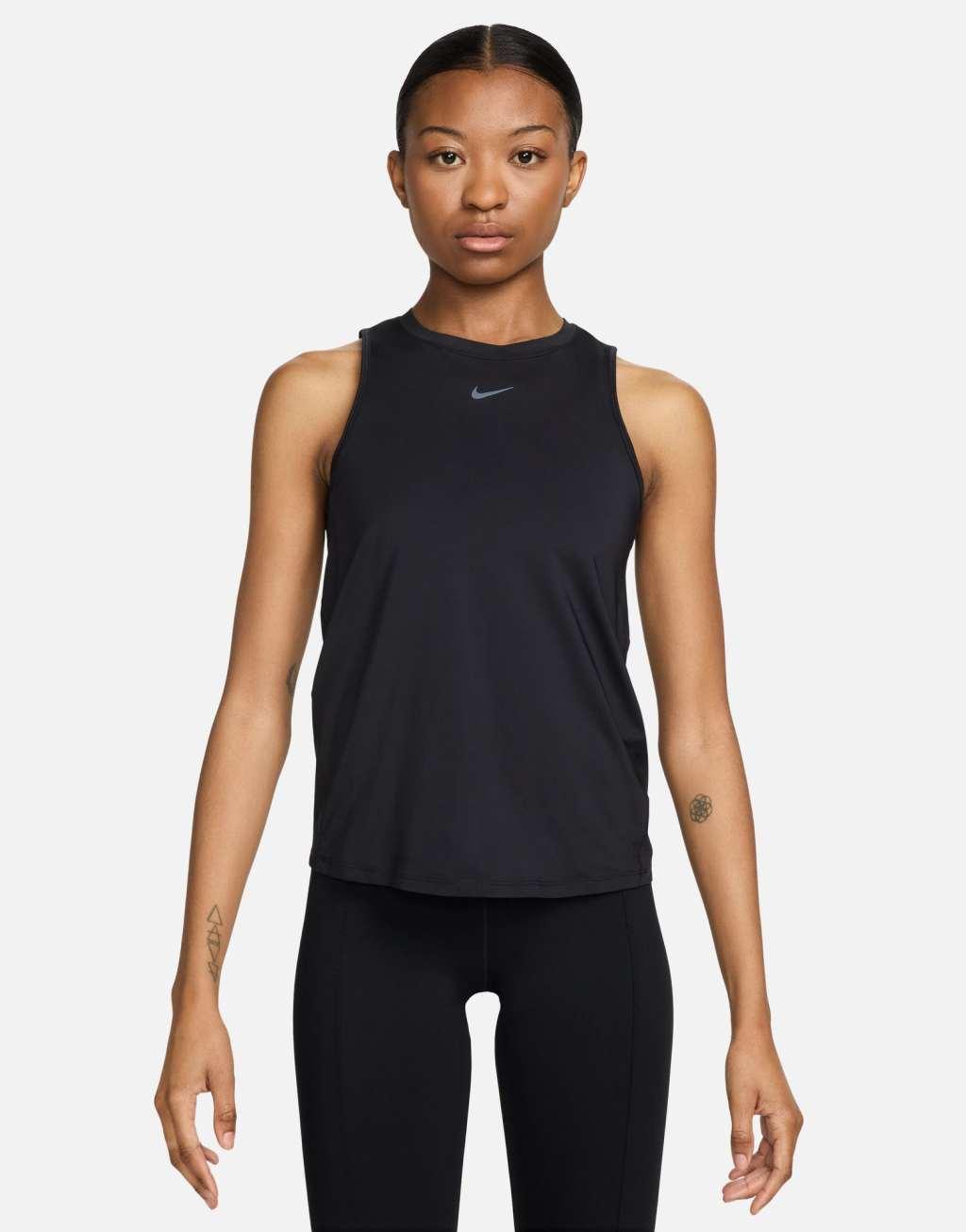 Nike Training One tank top in black Product Image