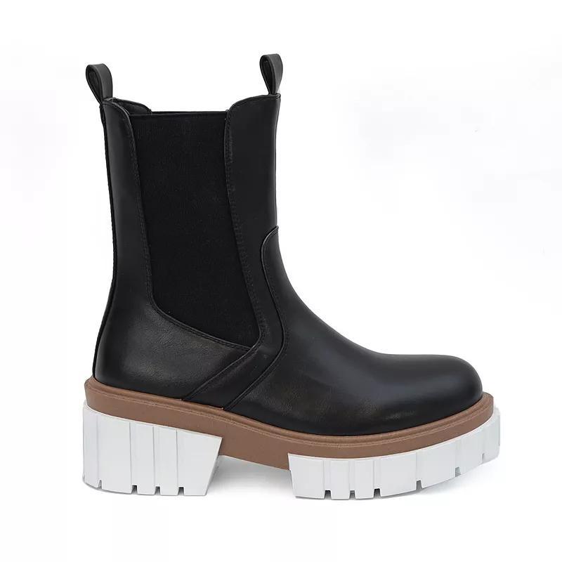 Yoki Mikeey-12 Womens Short Chelsea Boots Product Image